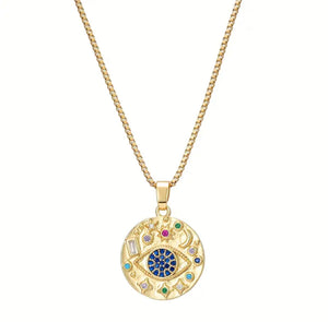 The Gold Premium Evil Eye Necklace