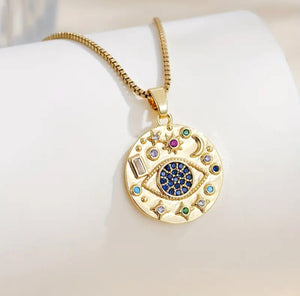 The Gold Premium Evil Eye Necklace