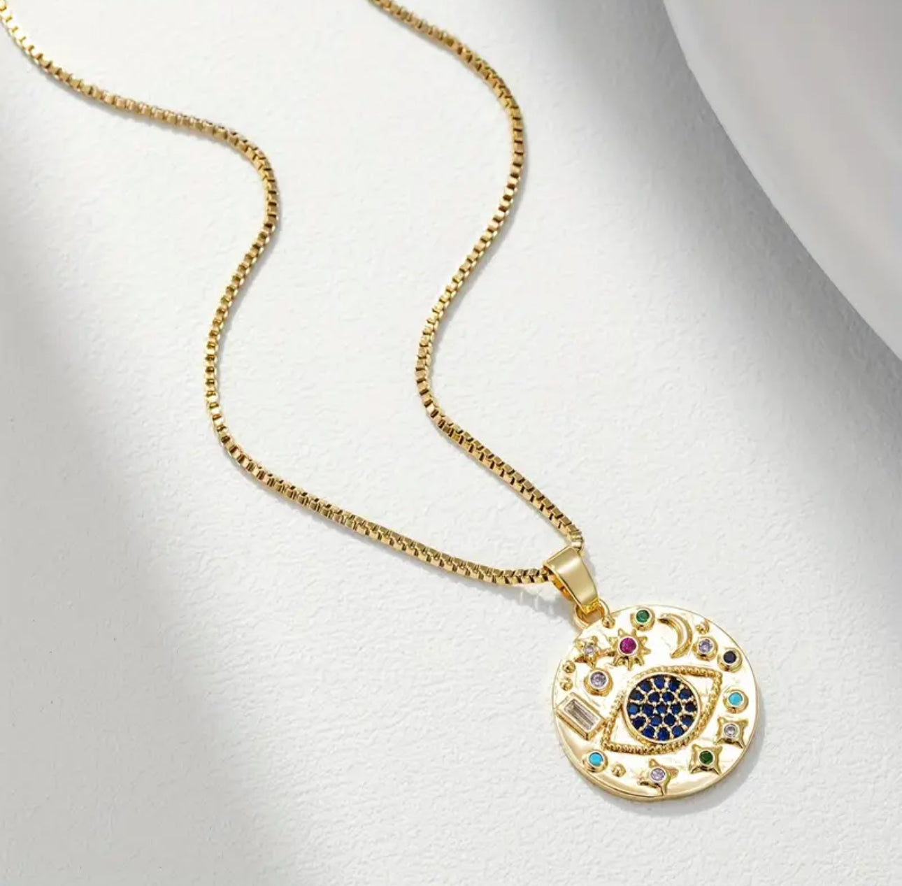 The Gold Premium Evil Eye Necklace