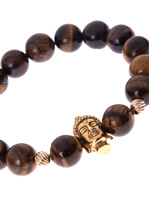 The Tigers Eye Bracelet with Buddha