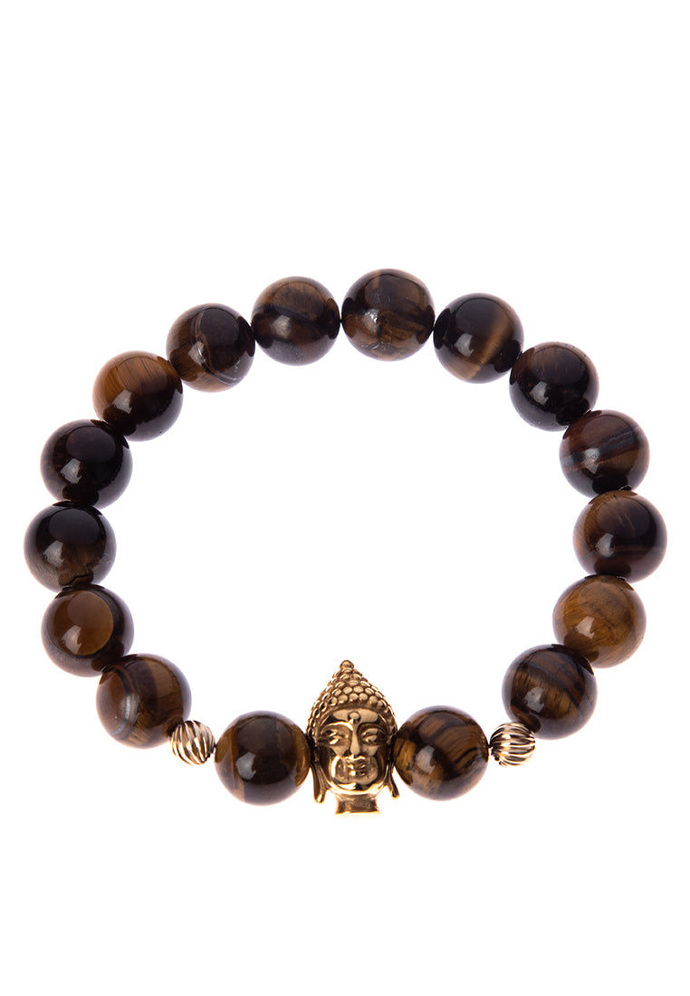 The Tigers Eye Bracelet with Buddha