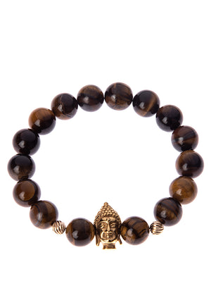 The Tigers Eye Bracelet with Buddha