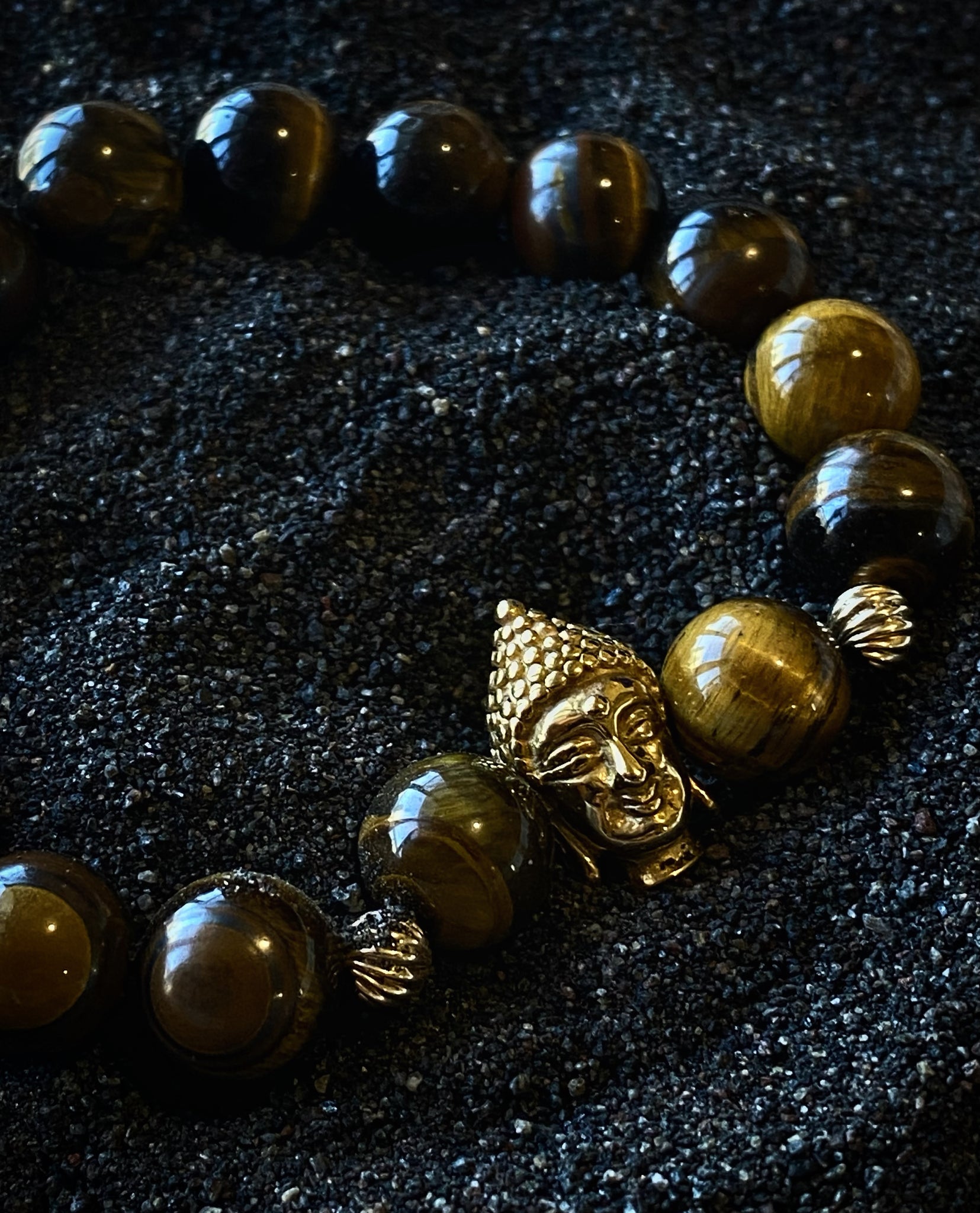 The Tigers Eye Bracelet with Buddha